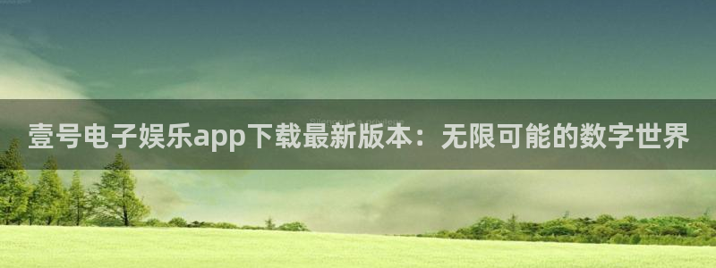 德国天天购彩集团：壹号电子娱乐app下载最新版本：无限可能的数字世界
